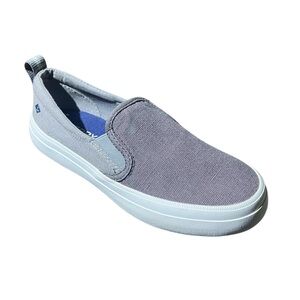 Sperry Women’s Slip-On Gray Canvas Sneaker Sz 6